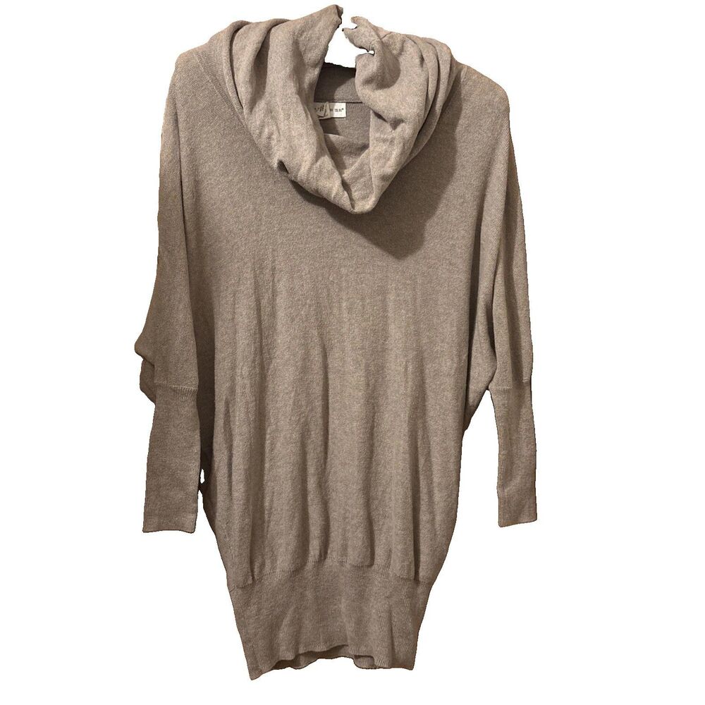 If It Were Me Pullover Sweater 3/4 Sleeve Cowl Neck Womens Size XS